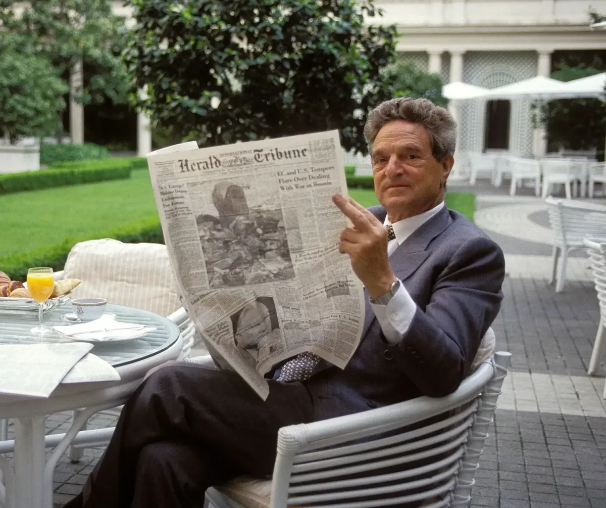 La forma exacta en la que George Soros ganó 1.000 millones quebrando al Banco de Inglaterra en 1992